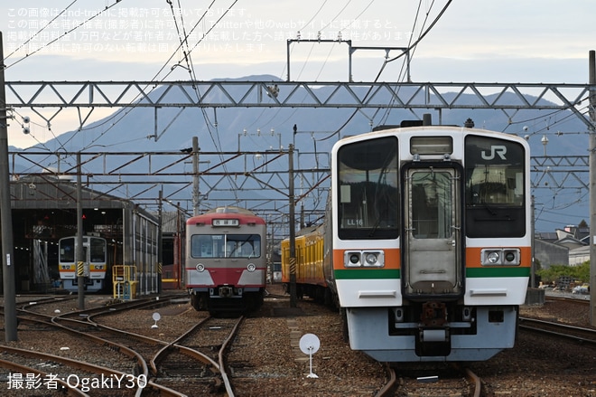 【三岐】元JR東海の211系LL16編成が保々で目撃を不明で撮影した写真