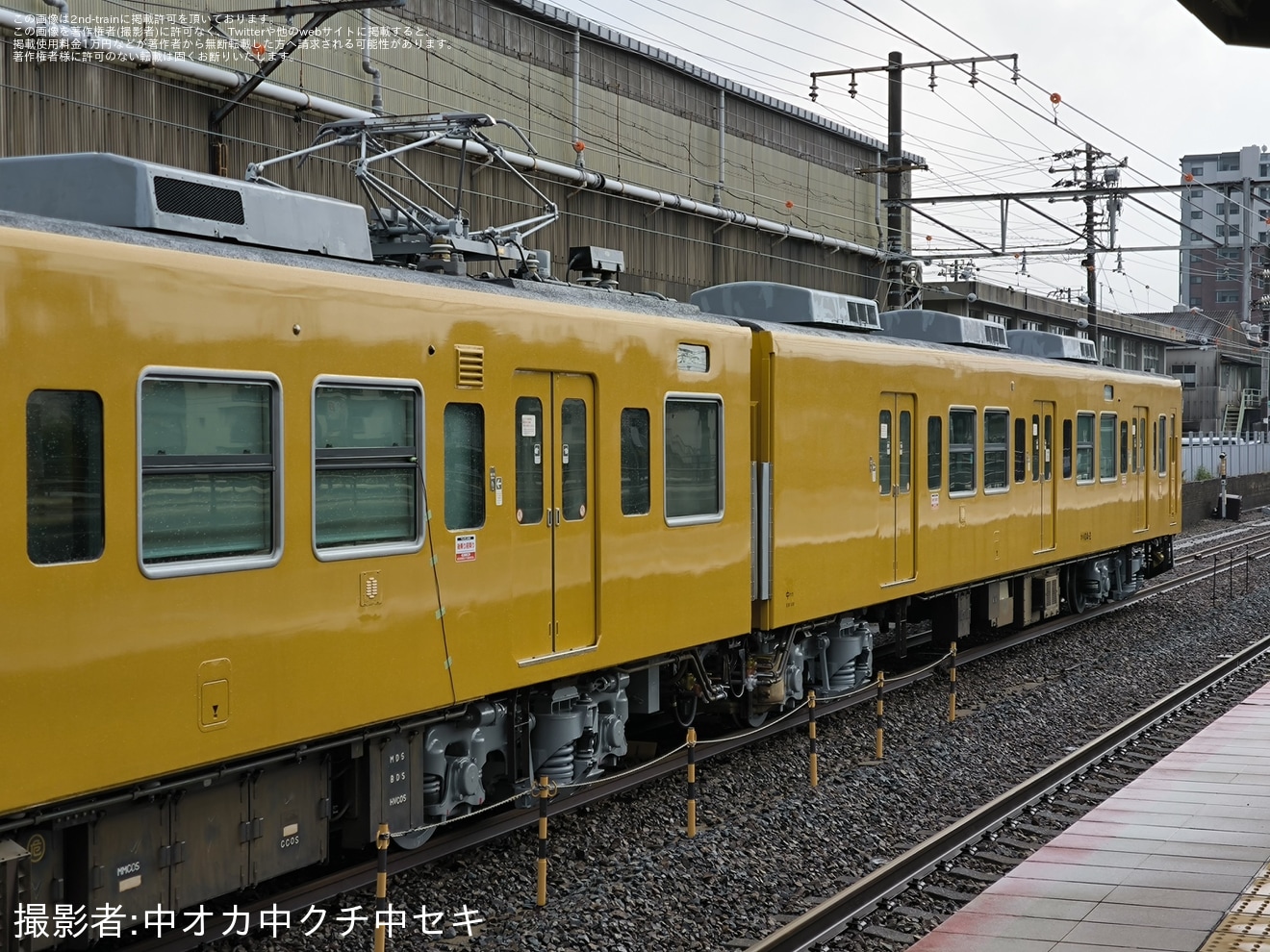 【JR西】105系F-02編成下関総合車両所本所構内試運転の拡大写真