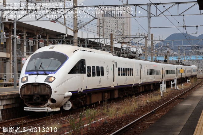 【JR九】885系SM8編成小倉総合車両センター入場（2枚目）