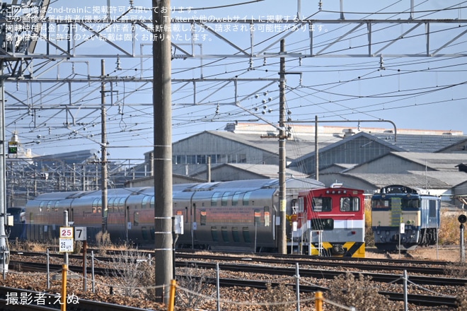 を長野総合車両センター付近で撮影した写真