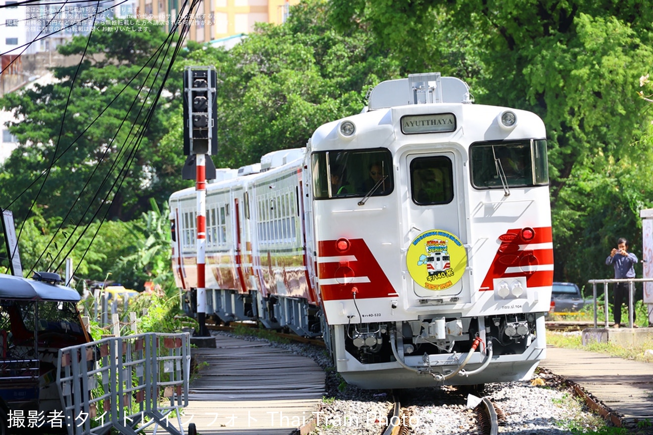 【SRT】キハ48が中間に組み込まれ初めて3両編成での試運転が実施の拡大写真