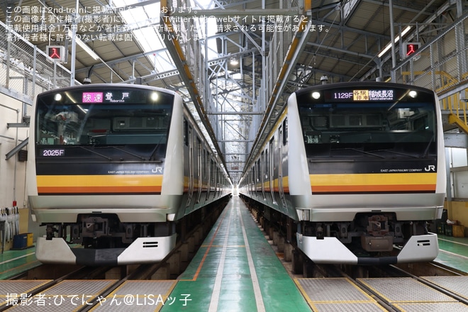 鎌倉車両センター中原支所で撮影された【JR東】「南武線E233系8000番台・8500番台撮影会 in 鎌倉車両センター中原支所」開催