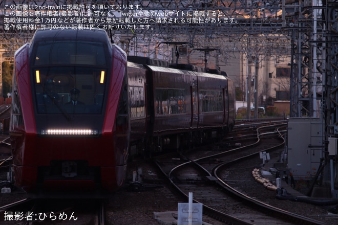 【近鉄】80000系HV11が西大寺検車区から高安検車区へ回送