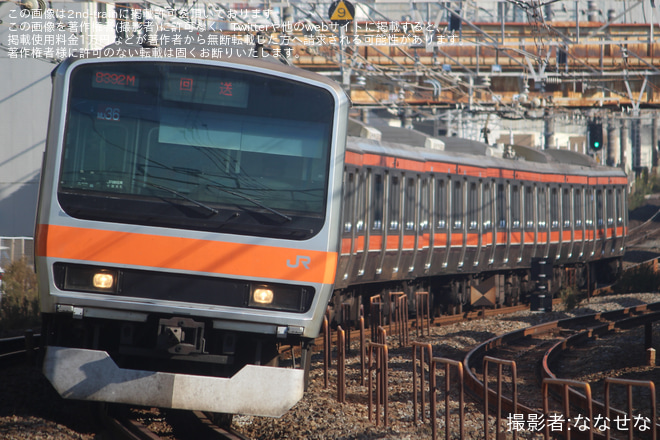 【JR東】E231系ケヨMU36編成 東京総合車両センター入場(202512)を不明で撮影した写真