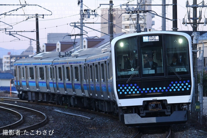 【JR東】仙石線でE131系が営業運転を開始を不明で撮影した写真