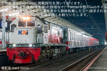 【KCI】ジャカルタで使用されていた8000系8003F6両編成が廃車回送