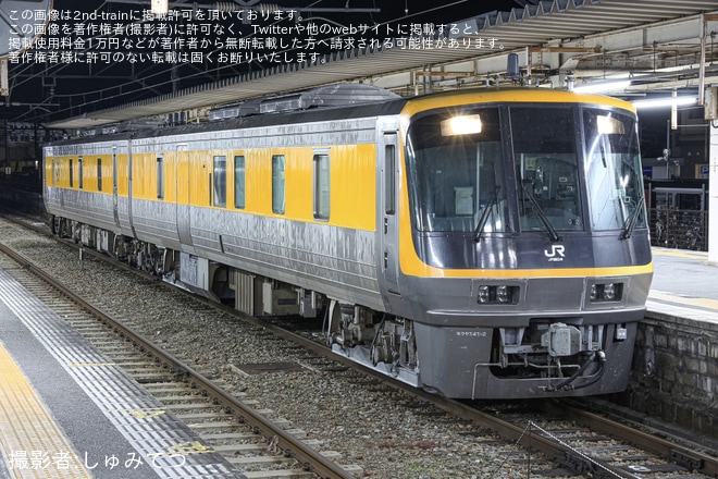 【JR西】キヤ141系G2編成後藤総合車両所出場回送(202512)を綾部駅で撮影した写真