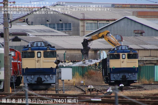 を長野総合車両センター付近で撮影した写真