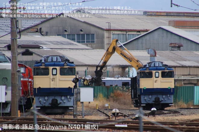 を長野総合車両センター付近で撮影した写真