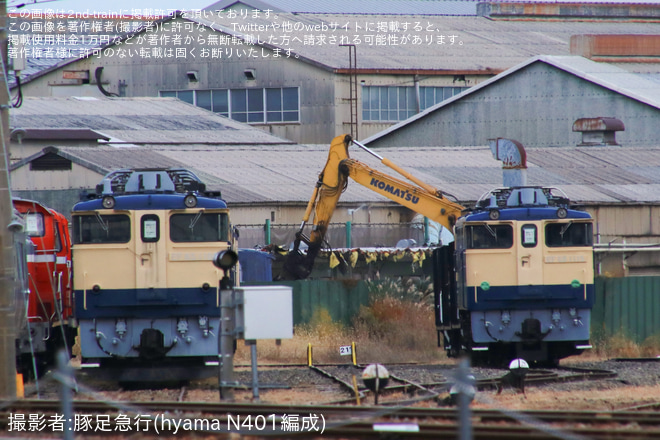 を長野総合車両センター付近で撮影した写真