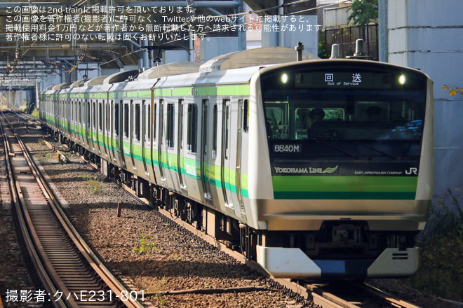 を武蔵小杉～西大井間で撮影した写真