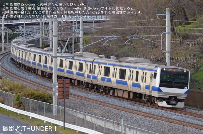 JR東】E531系K403編成が大宮総合車両センター東大宮センターから回送