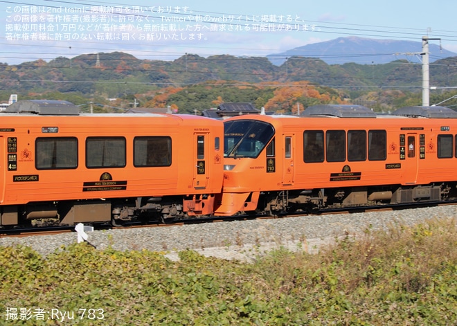 【JR九】783系ハウステンボス編成+ハウステンボス編成を使用したみどり号(202512)を不明で撮影した写真