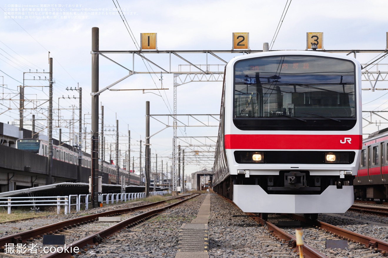 【JR東】京葉車両センター「京葉線209系撮影会」開催の拡大写真