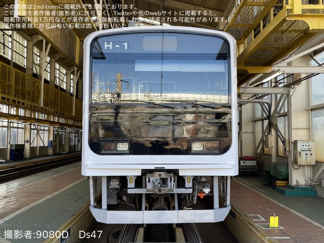 を小倉総合車両センターで撮影した写真