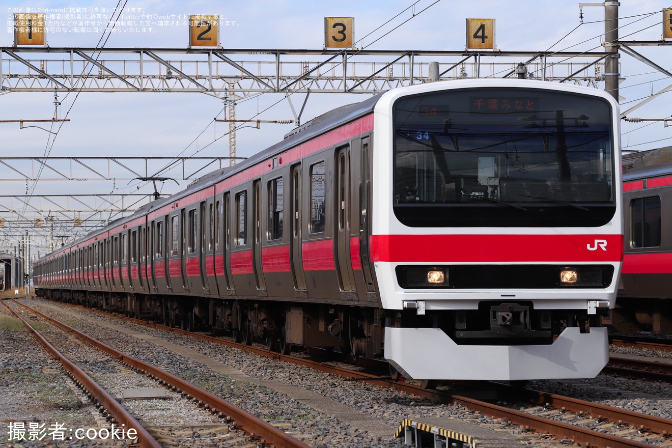 【JR東】京葉車両センター「京葉線209系撮影会」開催の拡大写真