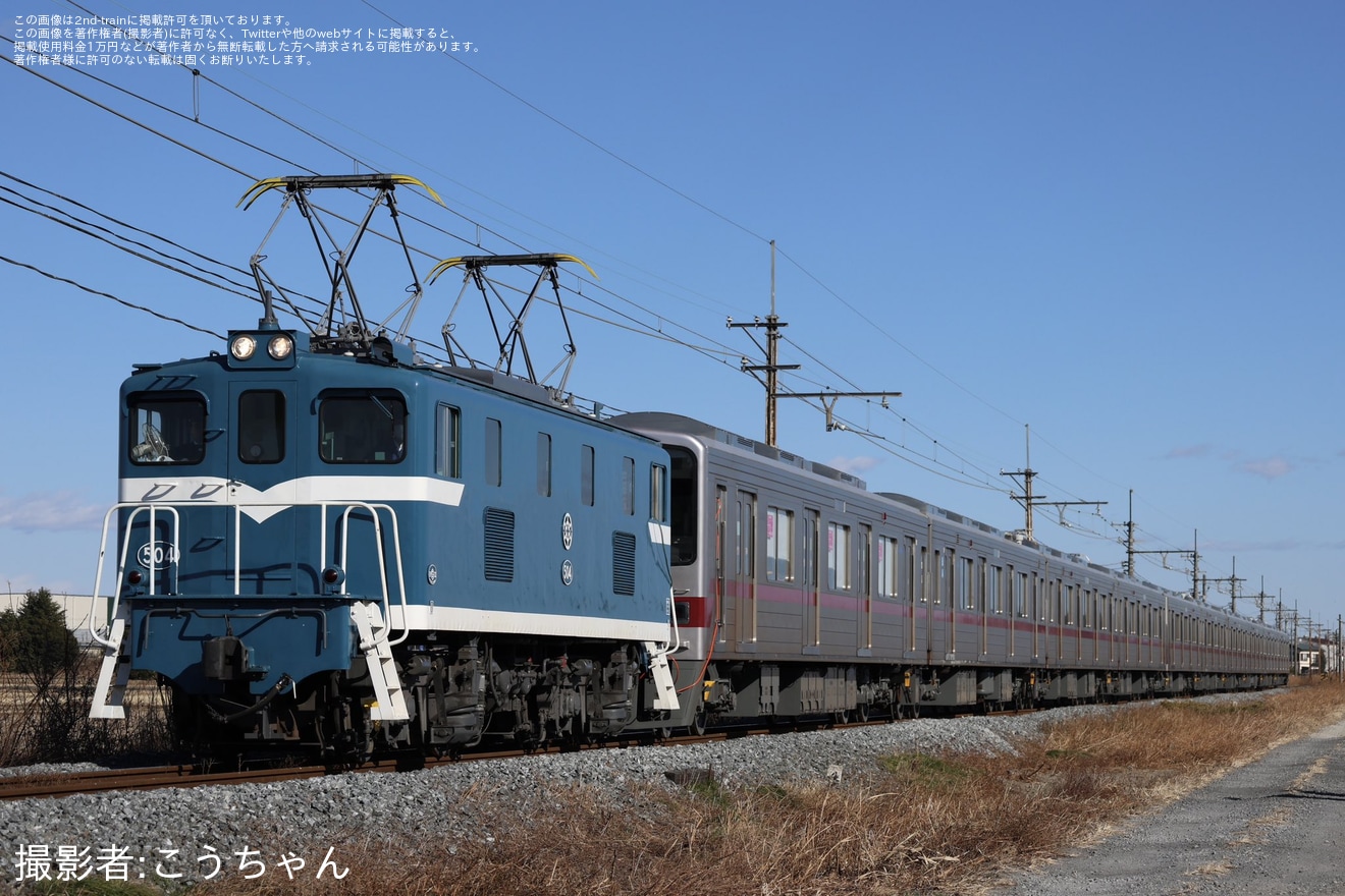 【東武】30000系31614F+31414F南栗橋工場出場回送の拡大写真