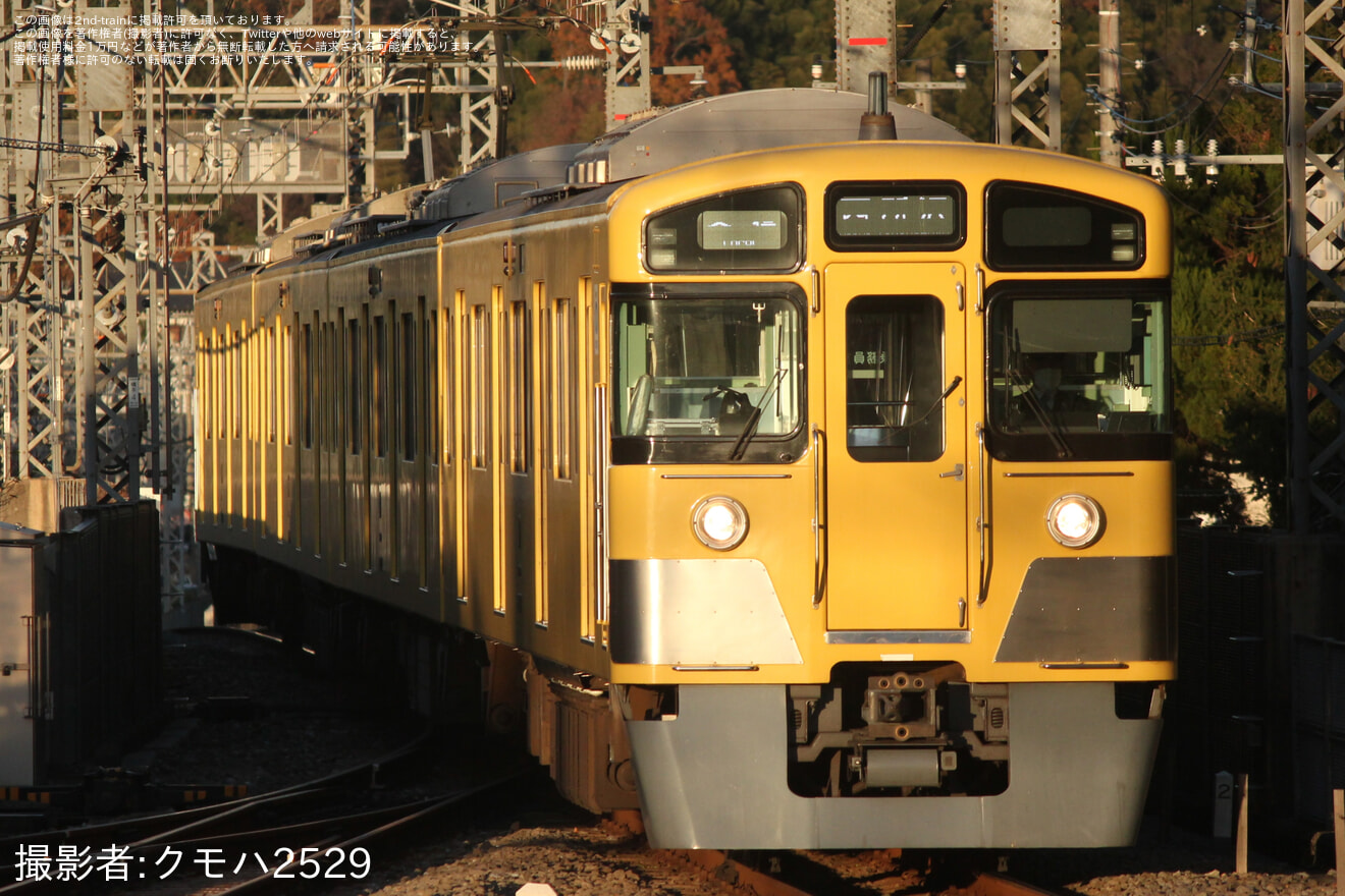 【西武】2000系2531Fが狭山線運用に充当の拡大写真