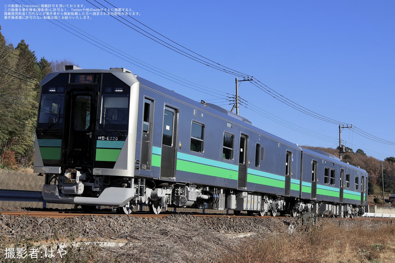 【JR東】HB-E221-9+HB-E222-9が営業運転を開始の拡大写真