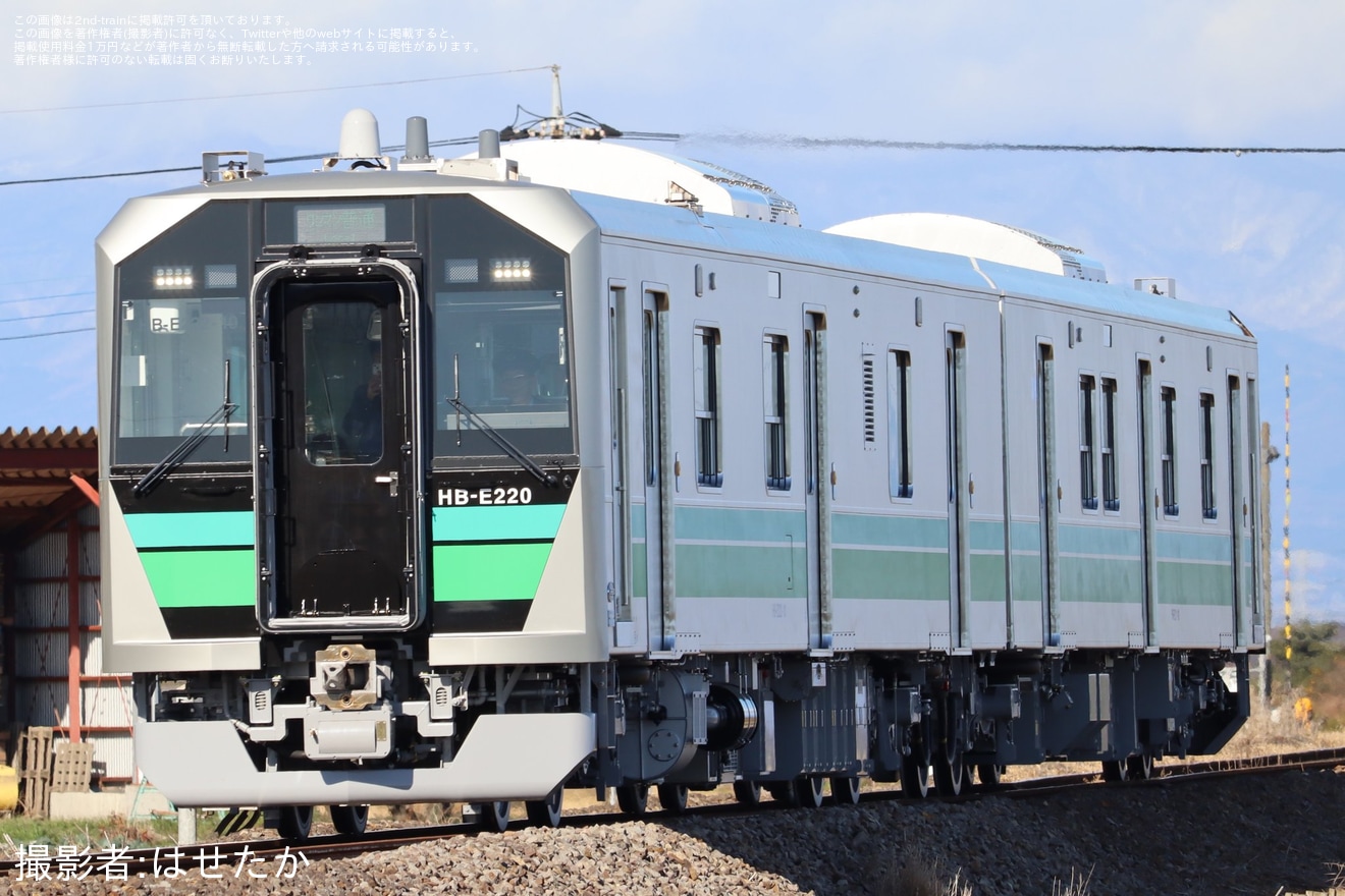 【JR東】HB-E221-10+HB-E222-10が営業運転を開始の拡大写真