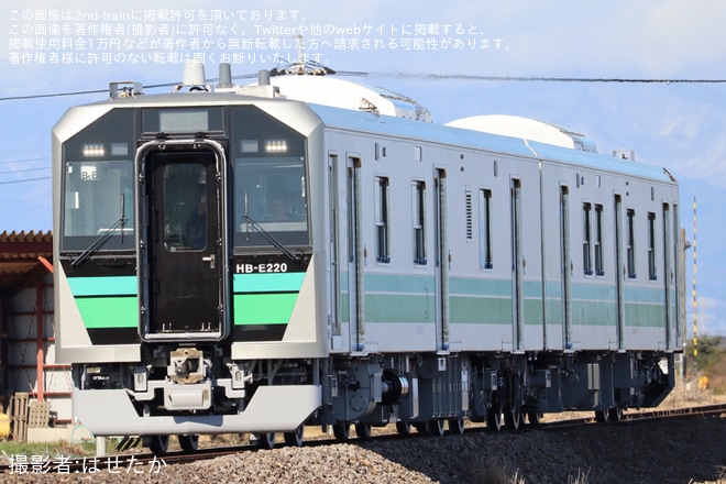 【JR東】HB-E221-10+HB-E222-10が営業運転を開始を不明で撮影した写真