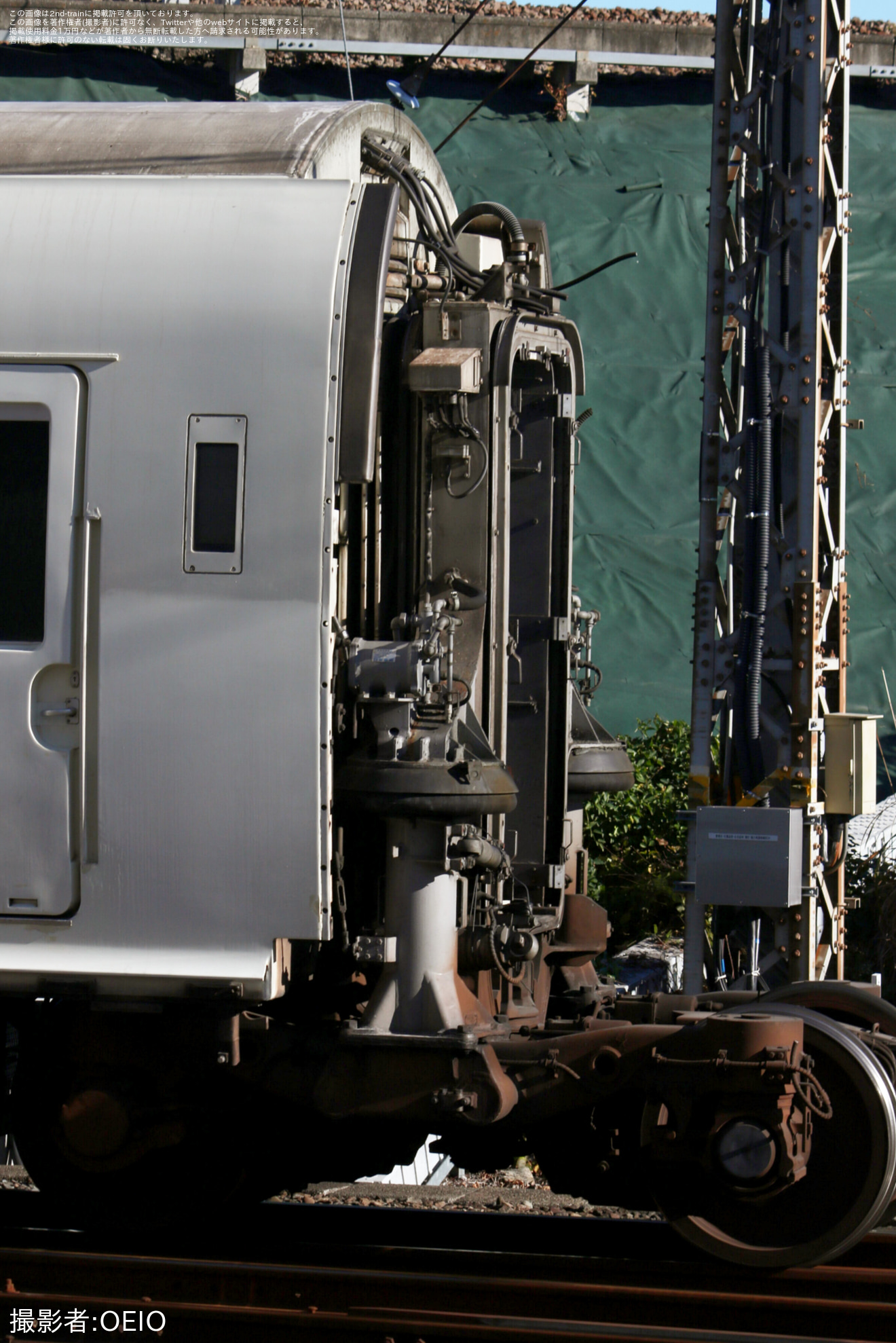 【小田急】50000形「VSE」50001Fに連結されていた50001号車が構内移動の拡大写真