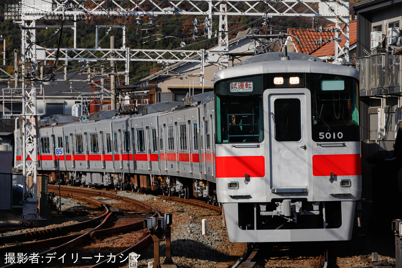 【山陽】5000系5010F東二見工場出場試運転(202512)の拡大写真