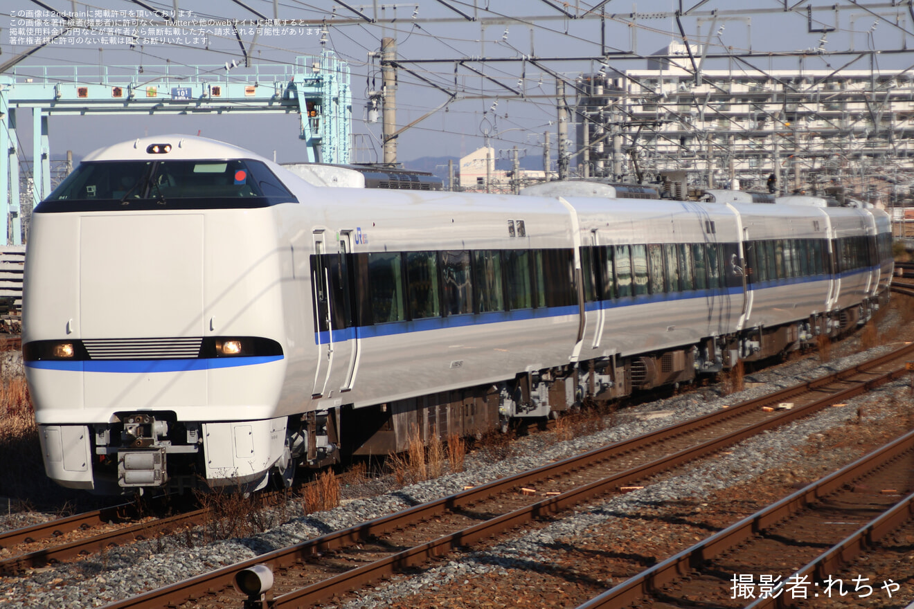 【JR西】683系B41編成 吹田総合車両所本所出場試運転の拡大写真