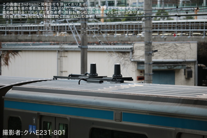 【JR東】E233系サイ123編成 東京総合車両センター出場（2枚目）