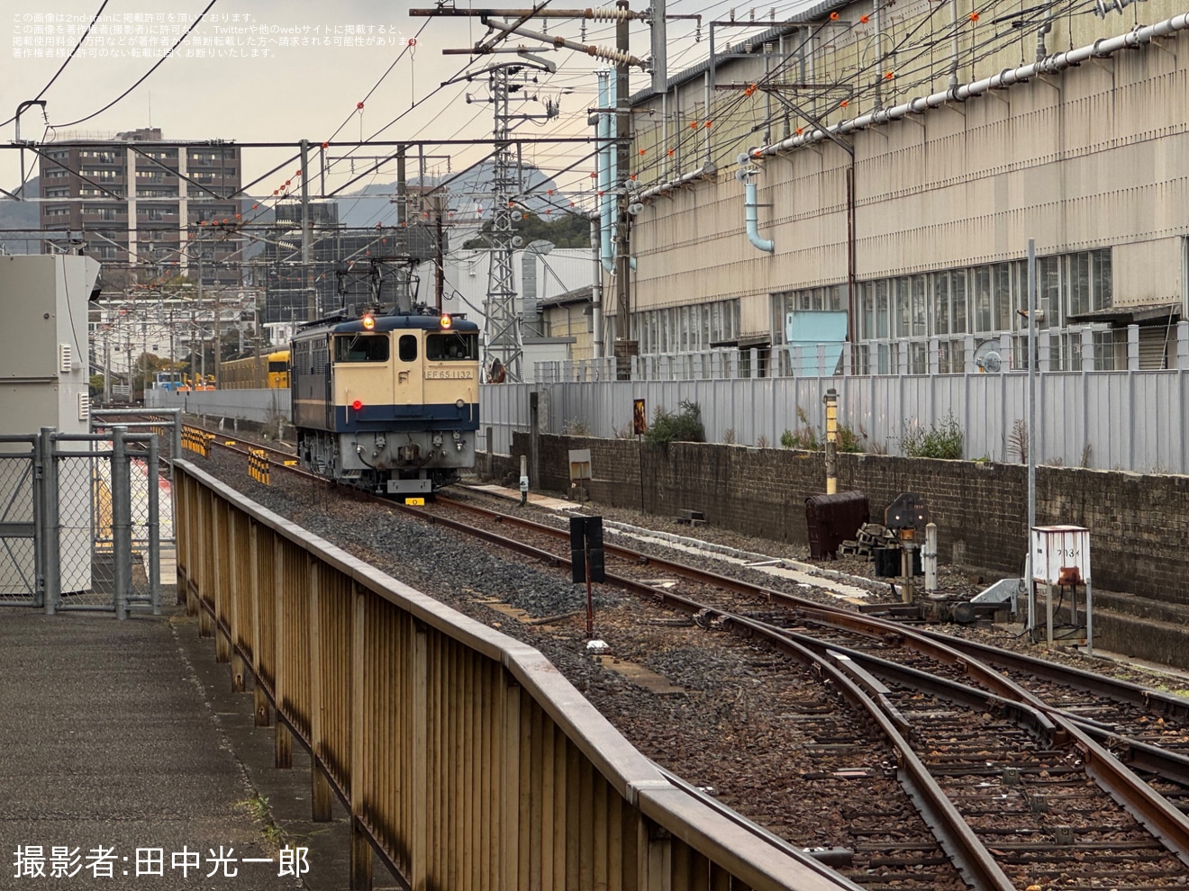 【JR西】EF65-1132下関総合車両所本所出場試運転の拡大写真