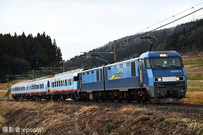 【あい鉄】413系AM01編成「一万三千尺物語」がしなの鉄道の屋代へ甲種輸送