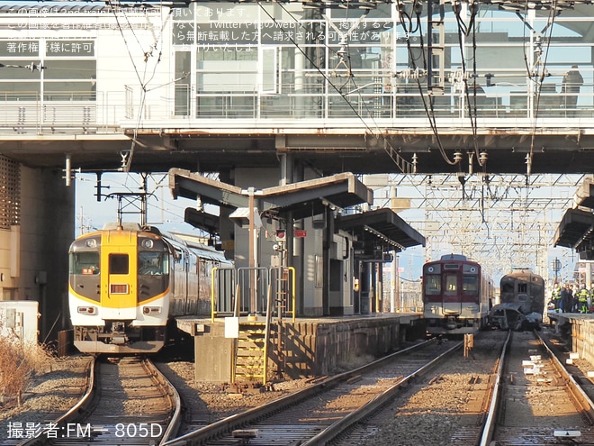 を近鉄新祝園駅付近で撮影した写真