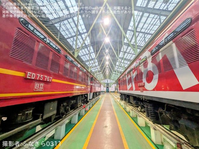 を秋田総合車両センターで撮影した写真