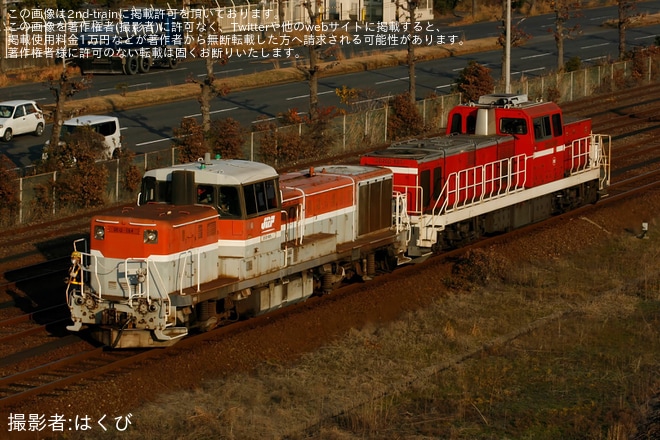 【JR貨】DE10-1164廃車回送（4枚目）