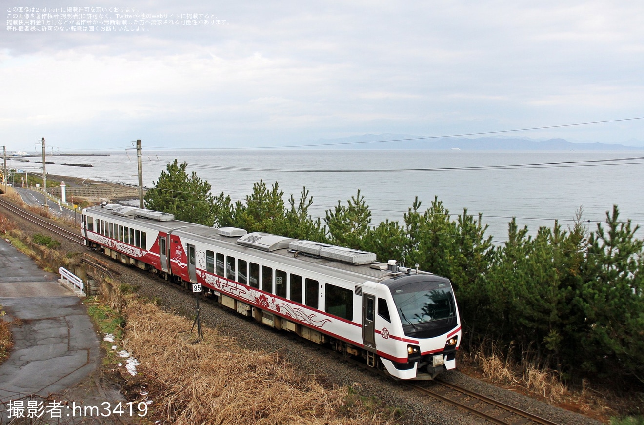 【JR東】「ひなび」が津軽線を初運行 臨時快速「ひなび 竜飛」を運行の拡大写真