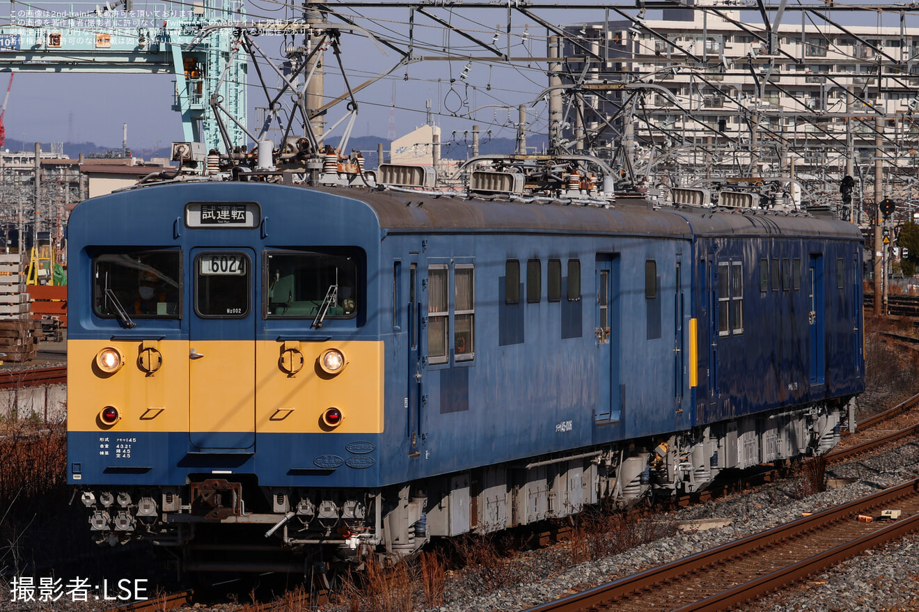 【JR西】クモヤ145-1009 吹田総合車両所出場試運転の拡大写真