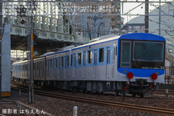 【福市交】コキ104-665付きで4000系4132Fが甲種輸送 - 須磨海浜公園～須磨間にて撮影