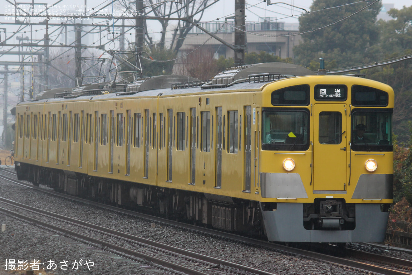 【西武】2000系2507F横瀬車両基地へ廃車回送の拡大写真