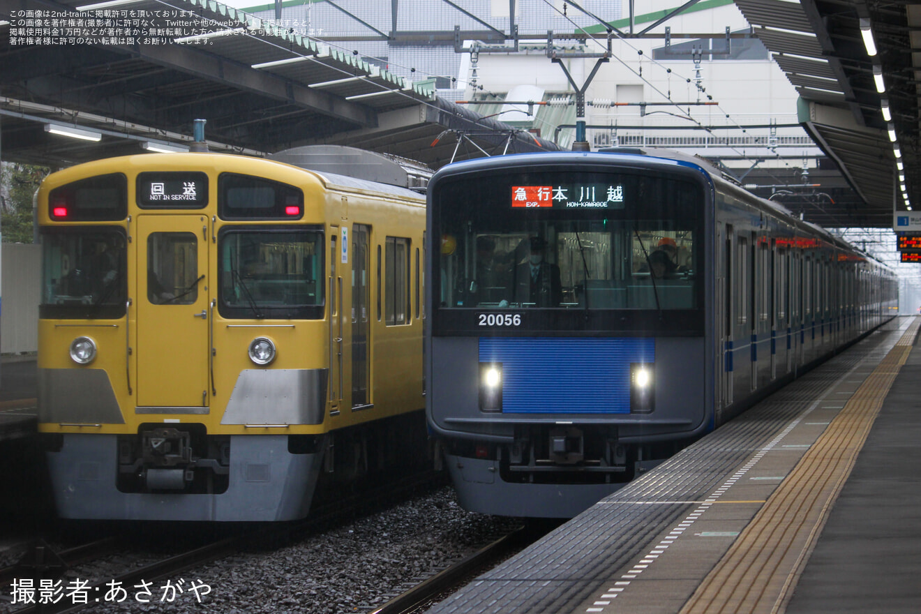 【西武】2000系2507F横瀬車両基地へ廃車回送の拡大写真