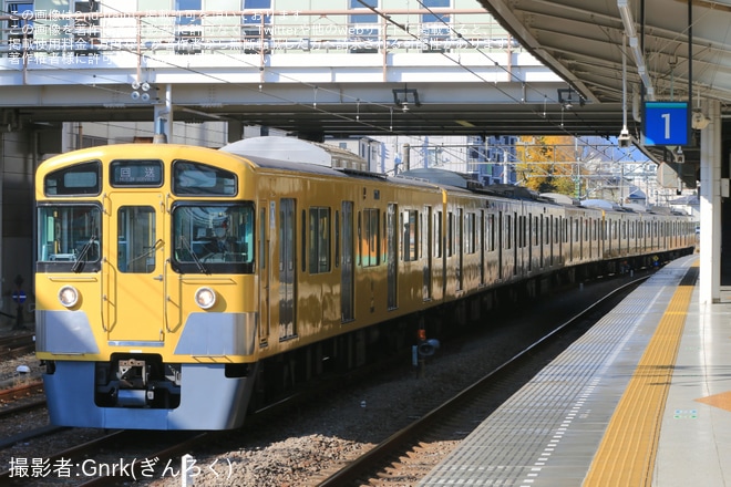 【西武】2000系2085F横瀬車両基地へ廃車回送を不明で撮影した写真