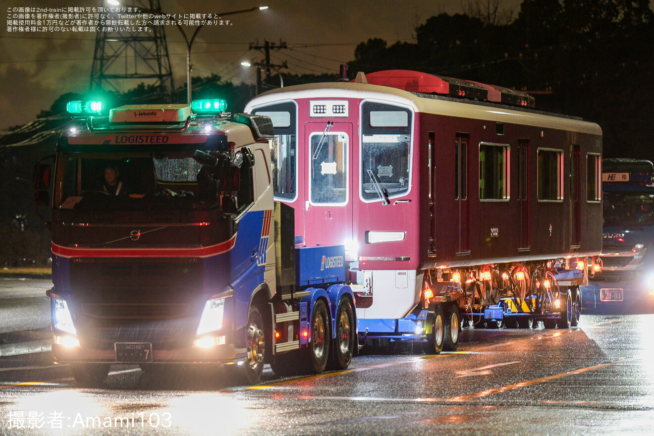 【阪急】2000系2002F正雀工場搬入陸送の拡大写真