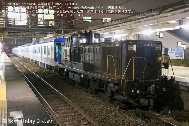 【福市交】コキ104-665付きで4000系4132Fが甲種輸送（7枚目）