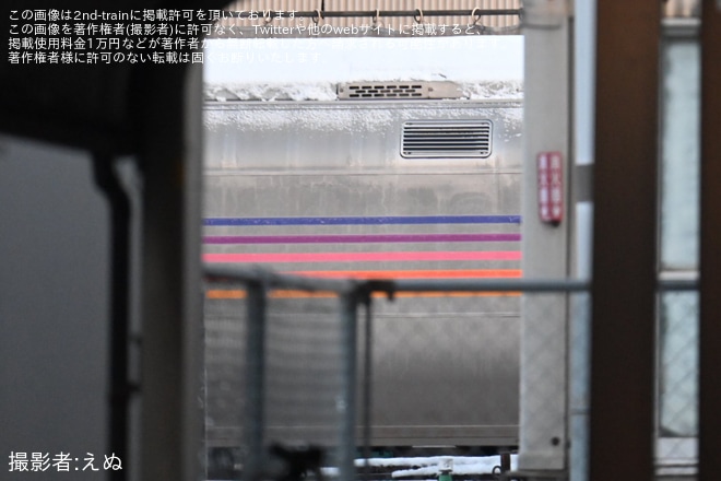 を長野総合車両センター付近で撮影した写真