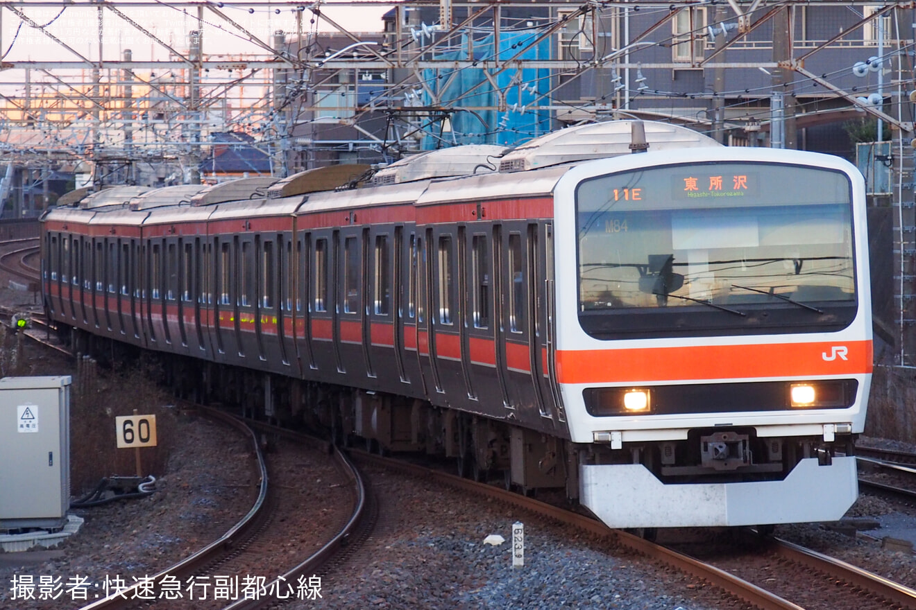 【JR東】中山競馬場でGIレース開催に伴う臨時列車の運転の拡大写真