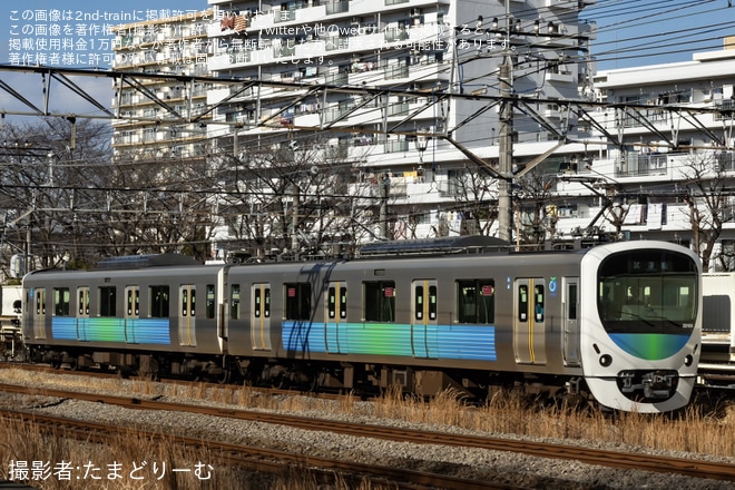 【西武】30000系32105Fが拝島線で試運転（2枚目）
