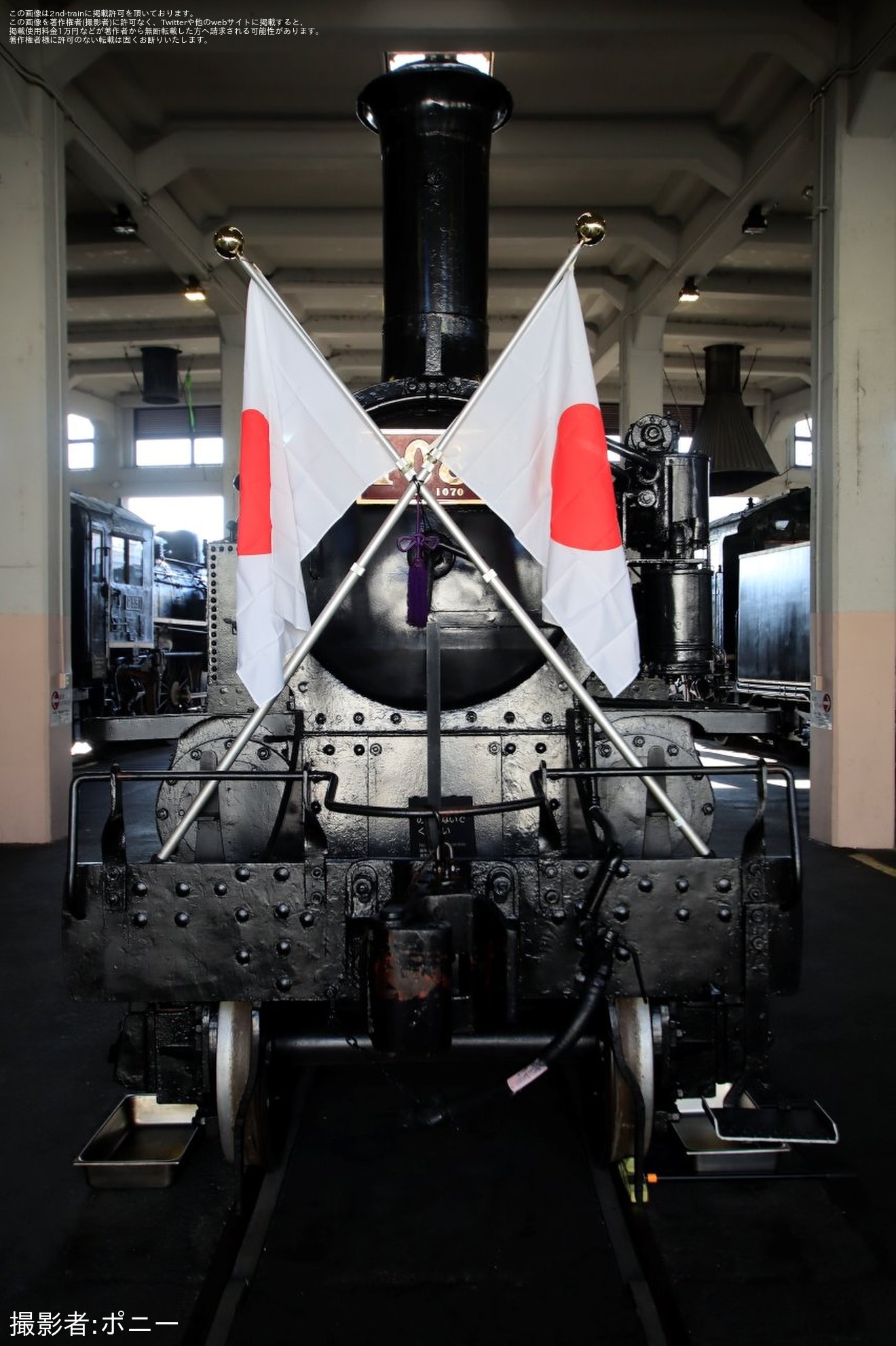 【JR西】京都鉄道博物館「新春SL頭出し展示」実施(2026年)の拡大写真