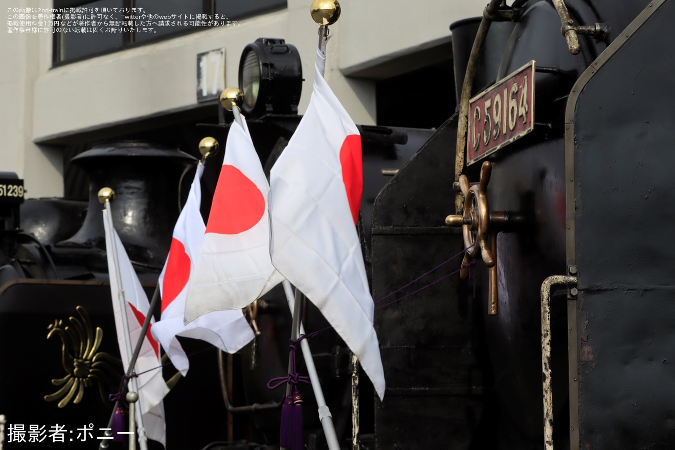 【JR西】京都鉄道博物館「新春SL頭出し展示」実施(2026年)の拡大写真