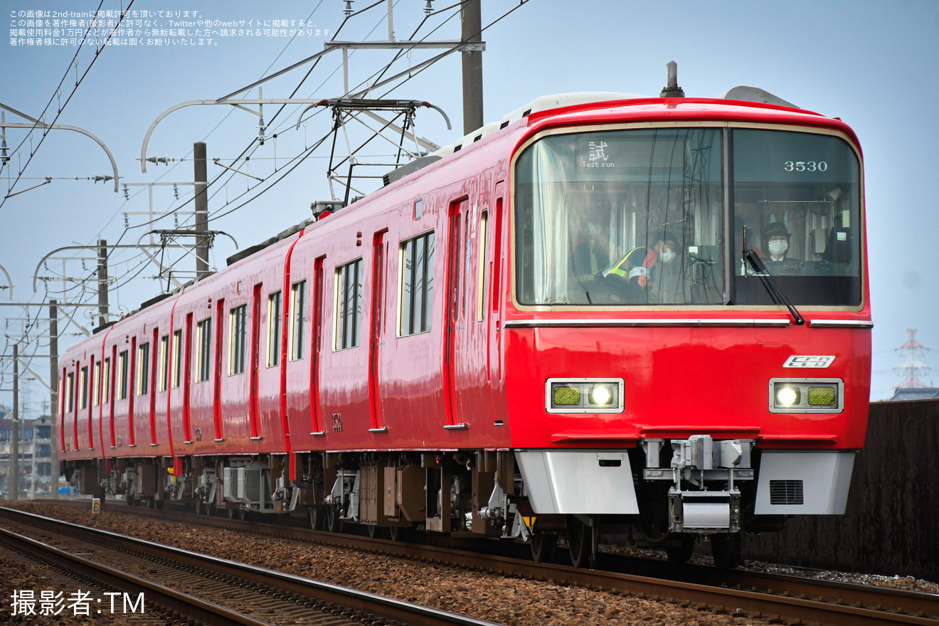 【名鉄】3500系3530F舞木検査場出場試運転(2回目)の拡大写真