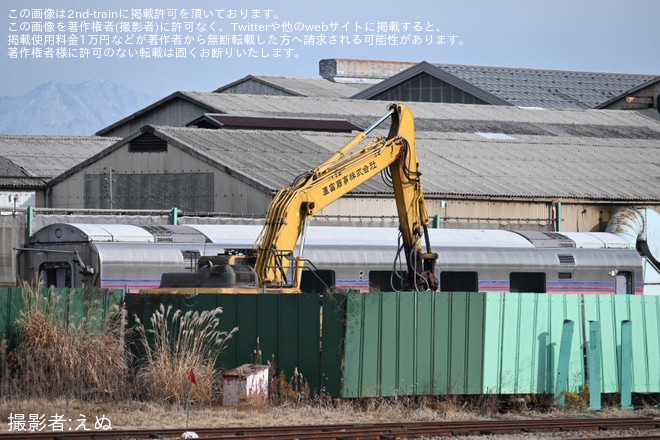を長野総合車両センター付近で撮影した写真