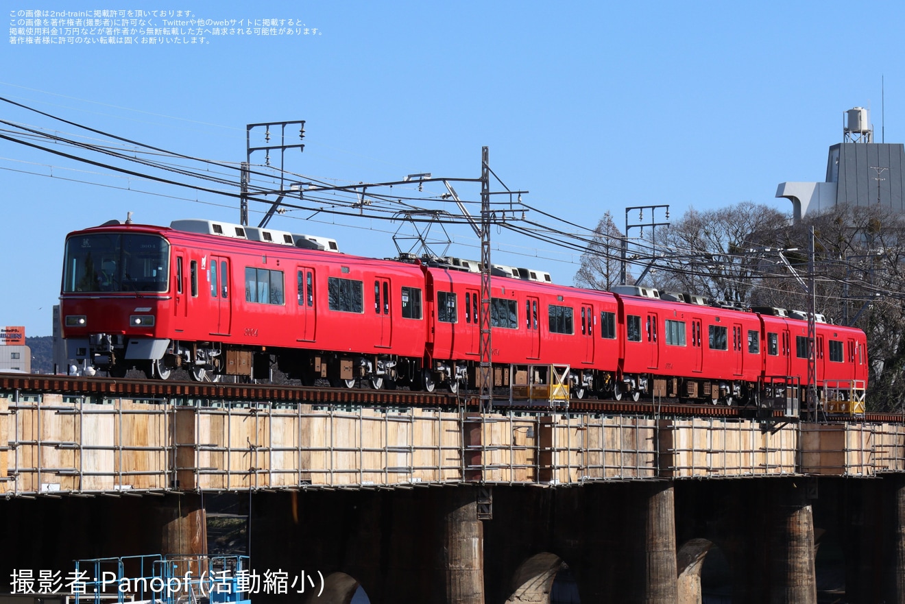 【名鉄】3500系3504F舞木検査場出場試運転の拡大写真